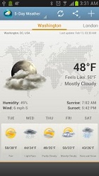 Hình ảnh ứng dụng Android Weather - Dự báo thời tiết trên android, ApkOvi download Android Weather - Dự báo thời tiết miễn phí