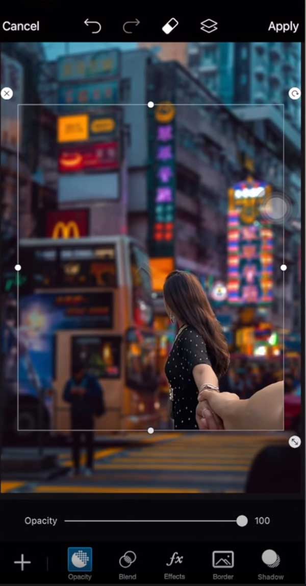 Cắt ghép ảnh trên PicsArt