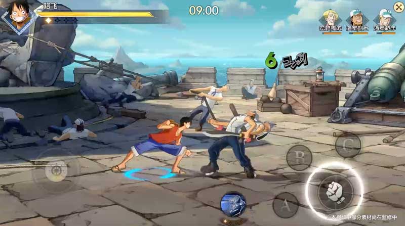 Giao diện Game One Piece Mobile trên Android